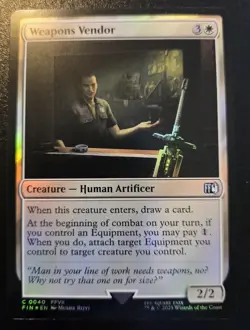 Weapons Vendor 0040 Foil Common Final Fantasy Magic: The Gathering - Image 1
