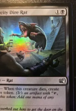 Undercity Dire Rat 0123 Foil Common Final Fantasy Magic: The Gathering - Image 3