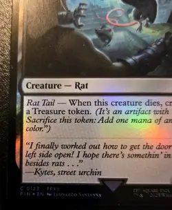 Undercity Dire Rat 0123 Foil Common Final Fantasy Magic: The Gathering - Image 4