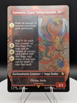 Summon: Esper Valigarmanda (Borderless) Commander: Final Fantasy MTG (NM) - Image 1