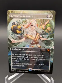 Greater Auramancy (Anime Borderless) Wilds of Eldraine: Enchanting Tales Regular - Image 1