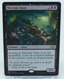 Magic The Gathering Double Masters #83 Necrotic Ooze - Image 3