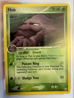 2006 Pokemon - Muk Holo Rare - EX Legend Maker 11/92 - PSA 9 Mint! Nintendo - Image 3