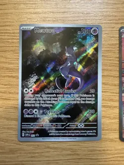 Pokemon 151 UPC Promo Set Mew SVP053, Mewtwo SVP052 Lot NM - Image 2