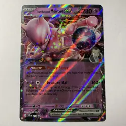 Team Rocket’s Mewtwo ex SVP 216 Pokemon Black Star Promo Destined Rivals - Image 1