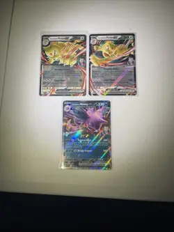 Pokemon TCG Destined Rivals Black Star Promo Nidoking Persian Holo - Image 1