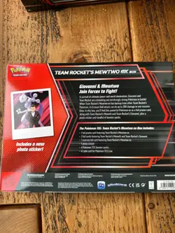 Pokemon TCG - Team Rocket's Mewtwo EX Box - Factory Sealed - Image 2