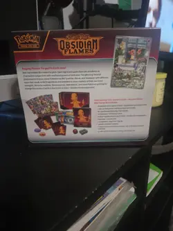 Pokemon: Scarlet & Violet 3: Obsidian Flames Elite Trainer Box - 9 Packs 820650853913 - Image 2