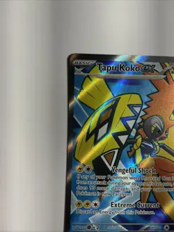 Tapu Koko ex 222/182 Sv04: Paradox Rift Holo Pokemon TCG Full Art Ultra Rare - Image 2