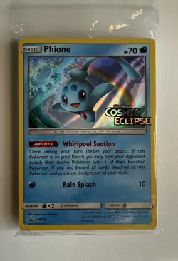 Pokemon Cosmic Eclipse Pre Release Sealed Deck Phione SM220 - Image 1