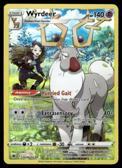 Pokemon TCG SWSH10: Astral Radiance Trainer Gallery #TG06/TG30 Wyrdeer LP - Image 1