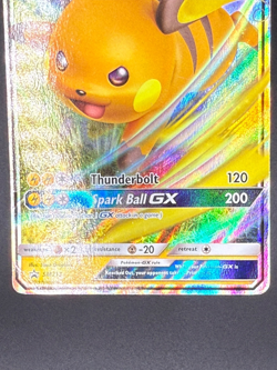 Raichu GX SM213 Pokemon TCG Sun & Moon Black Star Promos Moderately Played - Image 4
