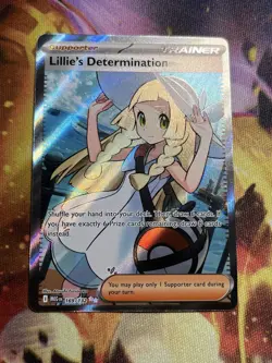 Pokemon Mega Evolution Lillie’s Determination 169/132 Full Art NM - Image 1