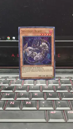 Yugioh! LP Shaddoll Beast - BLHR-EN083 - Ultra Rare - 1st Edition Lightly Played - Image 1