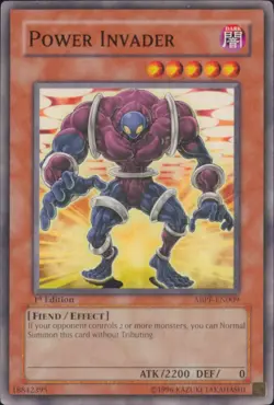 Yugioh Power Invader #ABPF-EN009 Absolute Powerforce 1st Edition - Image 1