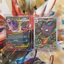 Haunter 027 Promo + Mega Gengar ex 056/094 - Pokemon Cards - Lot #843 - Image 1