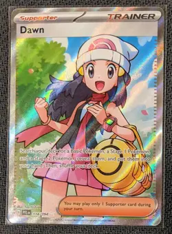 Dawn 118/094 Ultra Rare Full Art NM Pokemon Card PFL Phantasmal Flames - Image 1