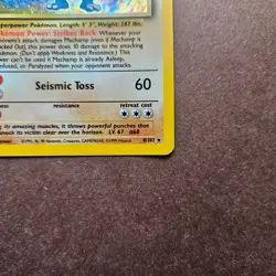 1st Edition Machamp 8/102 Pokemon Base Set Holo Rare Card - MP - First Ed - Image 5