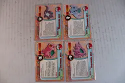 POKEMON TOPPS LOT #29 NIDORAN#32 NIDORAN #33 NIDORINO #34 NIDOKING CARDS NM - Image 4