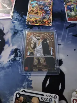 One Piece Card Game Shanks OP09-004 Gold SP - Image 2