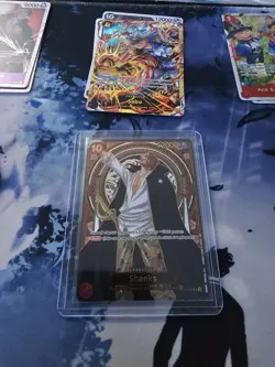 One Piece Card Game Shanks OP09-004 Gold SP - Image 3