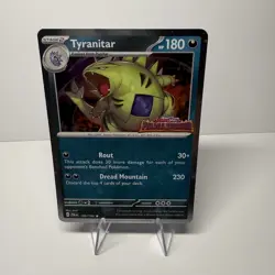 Tyranitar - 135/193 Pokemon Paldea Evolved Premium Collection Stamped Promo Card - Image 1