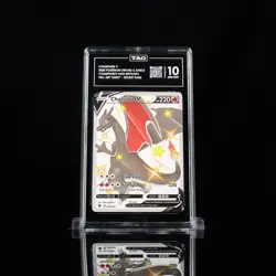 Pokemon TCG Charizard v Champions Path Shiny Holo Card 079/073 TAG 10 Rank 2 OVR - Image 1