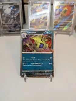 Tyranitar - 135/193 Pokemon Paldea Evolved Premium Collection Stamped Promo Card - Image 1