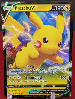 Pokemon Pikachu V SWSH061 Sword & Shield Promo Cards Holo - Image 1
