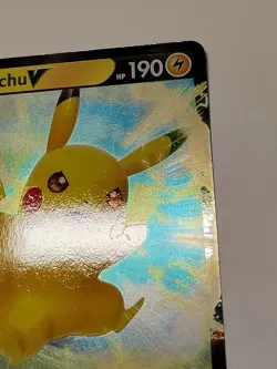 Pikachu V SWSH198 2022 Pokemon Sword & Shield Black Star Promo Card - Image 3
