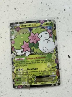 Pokemon Card English Shaymin EX XY148 Black Star Promo 2016 Holo (NEAR MINT) - Image 1