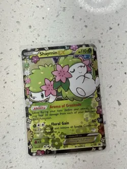 Pokemon Card English Shaymin EX XY148 Black Star Promo 2016 Holo (NEAR MINT) - Image 2