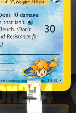 Pokemon TCG Card - Misty's Poliwrath 031/132 Gym Heroes Rare Vintage - Image 5