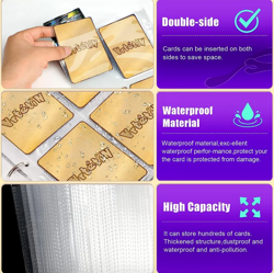 Mewtwo Pokemon Inspired Card Binder Album Collection Pocket 400 Trading CardCase - Image 4