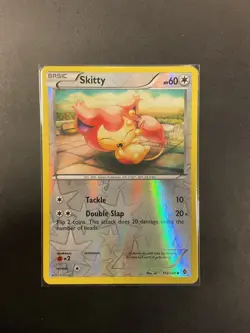 Skitty 113/149 Common Reverse Holo Pokemon Card Boundaries Crossed - Image 1