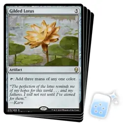 GILDED LOTUS X4 Dominaria DOM Magic MTG MINT CARD - Image 1