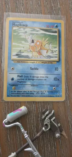 🔥Pokemon TCG Squirtle and Magikarp 1st Edition Shadowless Cards Lightly Played - Image 3