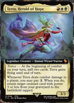 Terra, Herald of Hope (Extended Art) Commander: Final Fantasy Foil - Image 1