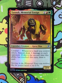 Tannuk, Memorial Ensign Foil Edge of Eternities Magic MTG EOE - Image 1
