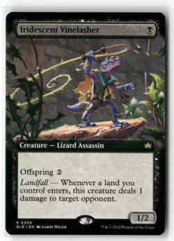Iridescent Vinelasher (Extended Art) Bloomburrow Regular - Image 1