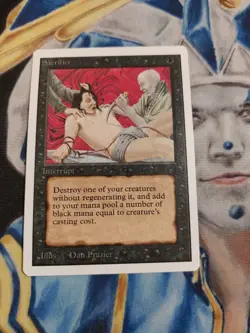 Sacrifice MTG Unlimited Uncommon Black Instant Near-Mint x1 GG11 - Image 2