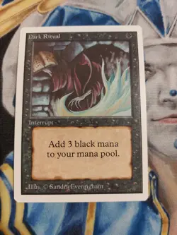Dark Ritual MTG Unlimited Common Black Instant Near-Mint x1 GG31 - Image 1