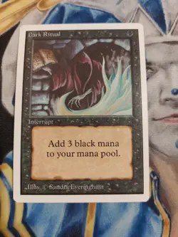 Dark Ritual MTG Unlimited Common Black Instant Near-Mint x1 GG31 - Image 2
