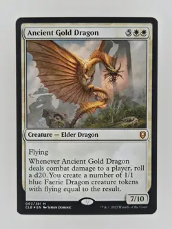 Ancient Gold Dragon - Commander Legends: Battle for Baldur's Gate [Foil] - Image 1