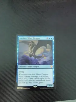 Ancient Silver Dragon Commander Legends: Battle for Baldur's Gate Foil - Image 1