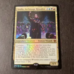 MTG STARTER COMMANDER DECK - Inalla, Archmage Ritualist - B/U/R Wizard/Elemental - Image 1