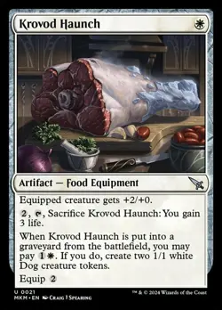 1x Krovod Haunch - Foil NM-Mint, English Murders at Karlov Manor MTG Magic - Image 1