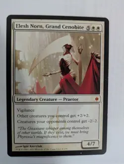 Elesh Norn, Grand Cenobite New Phyrexia MTG NM Free shipping with tracking - Image 1