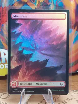 MTG MOUNTAIN FOIL 0275 TDM NM Tarkir - Image 1
