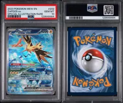 Pokemon Zapdos EX Scarlet & Violet 151 SIR Card 202/165 PSA 10 - Image 3